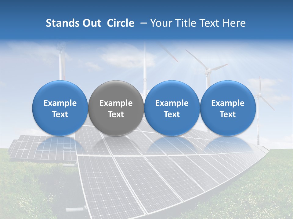Environmental Field Power PowerPoint Template