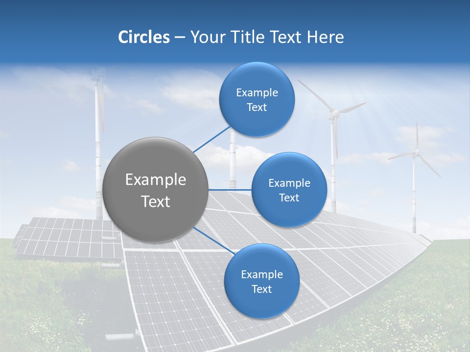 Environmental Field Power PowerPoint Template