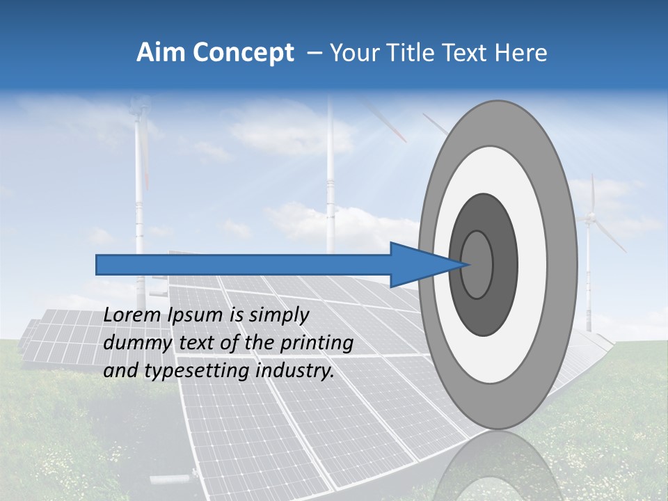 Environmental Field Power PowerPoint Template
