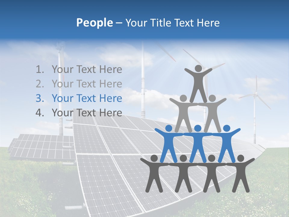 Environmental Field Power PowerPoint Template