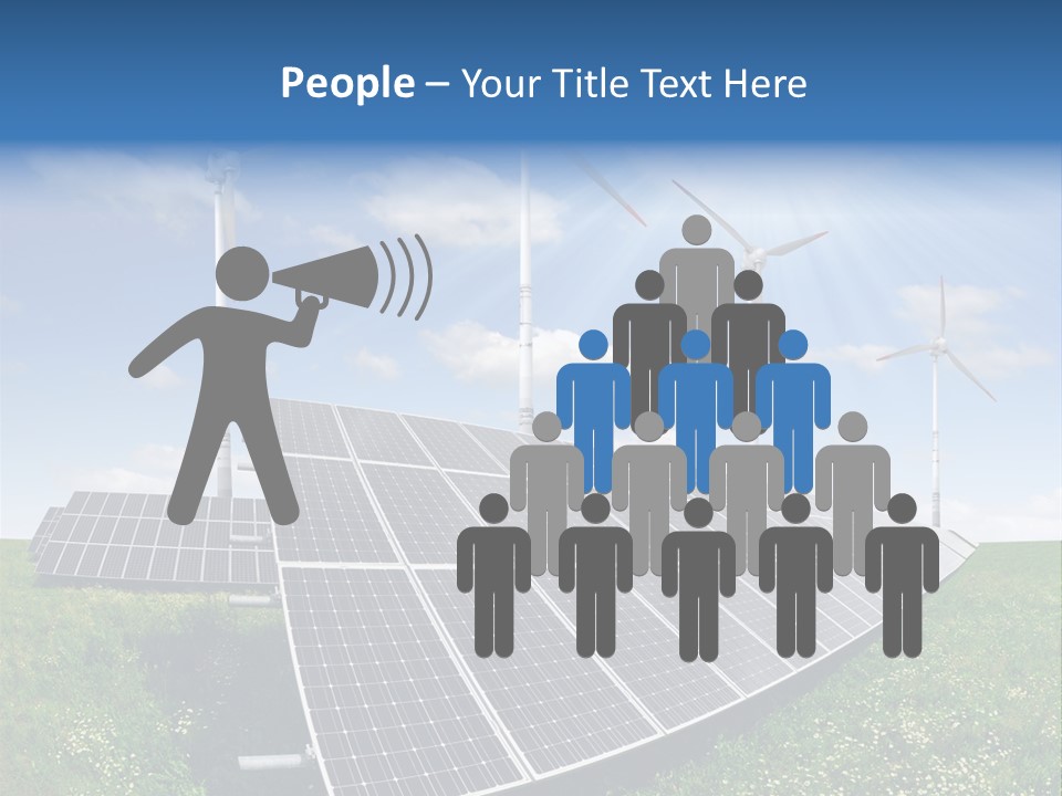 Environmental Field Power PowerPoint Template