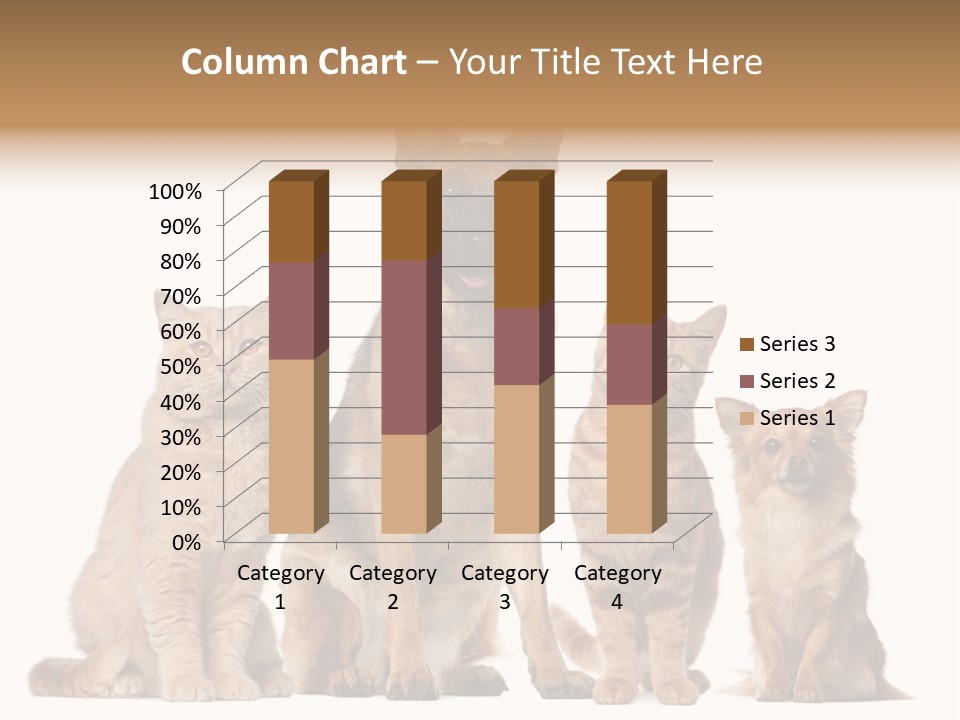 Looking At Camera Tongue Animal PowerPoint Template