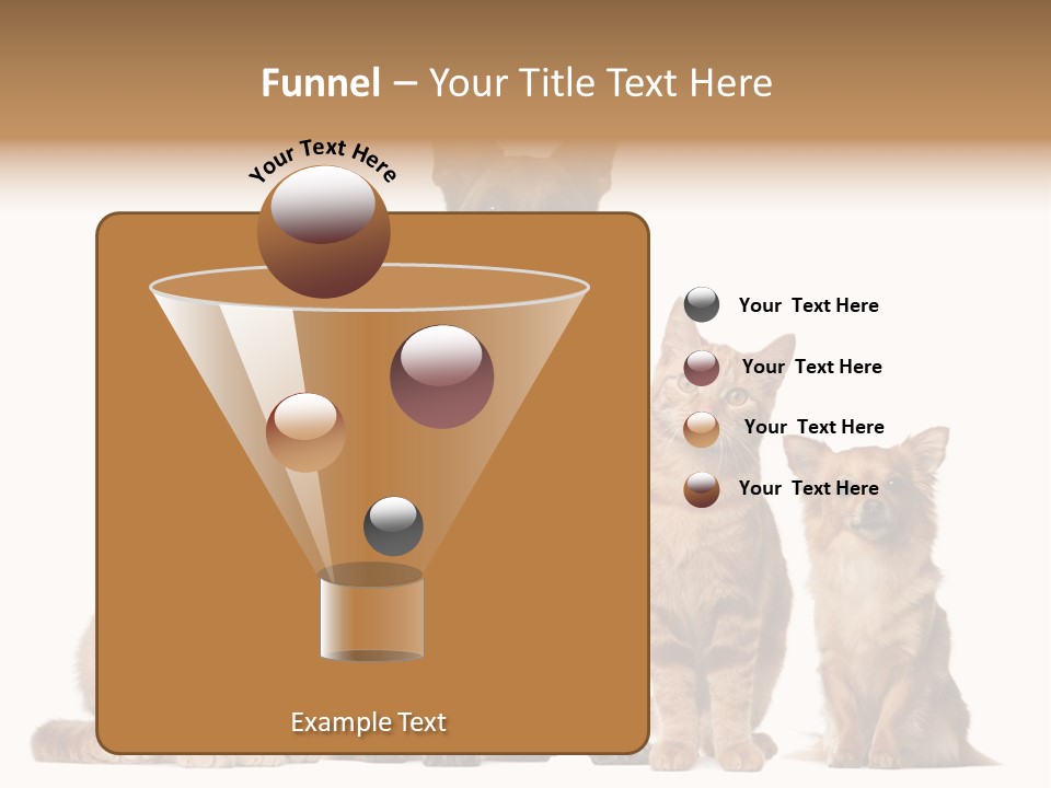 Looking At Camera Tongue Animal PowerPoint Template