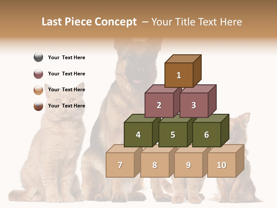 Looking At Camera Tongue Animal PowerPoint Template
