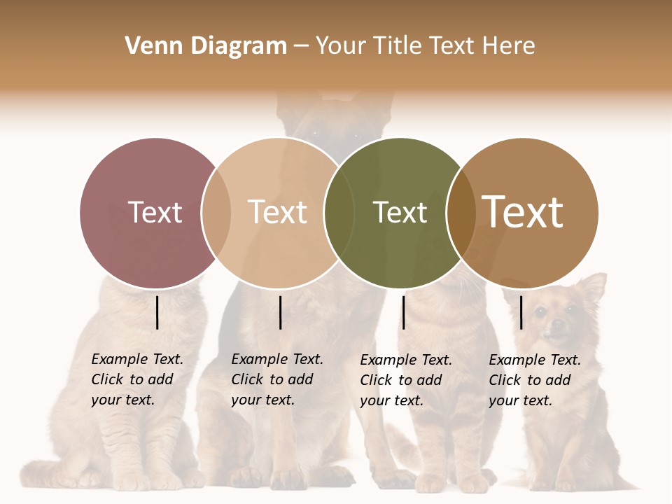 Looking At Camera Tongue Animal PowerPoint Template