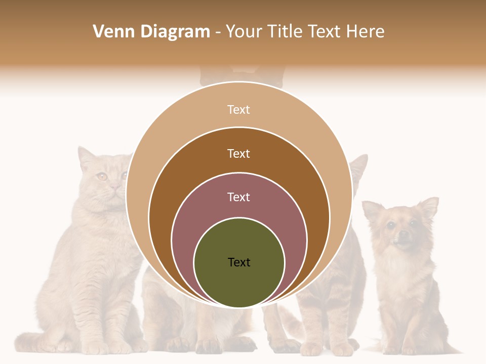 Looking At Camera Tongue Animal PowerPoint Template