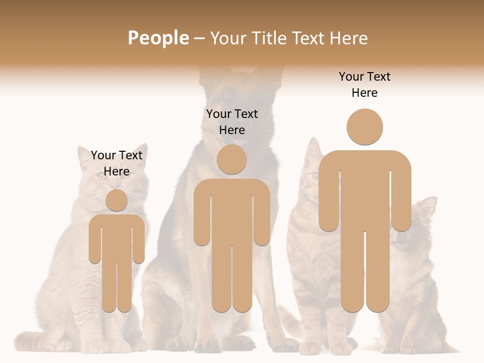 Looking At Camera Tongue Animal PowerPoint Template