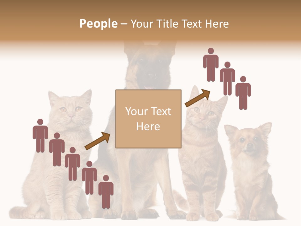 Looking At Camera Tongue Animal PowerPoint Template