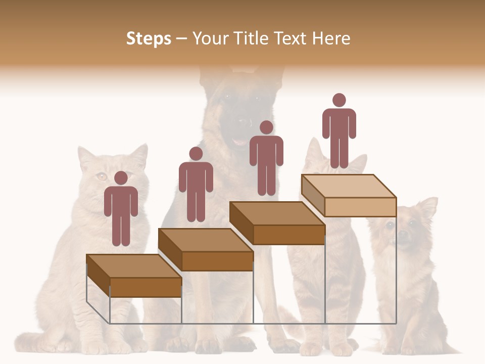 Looking At Camera Tongue Animal PowerPoint Template