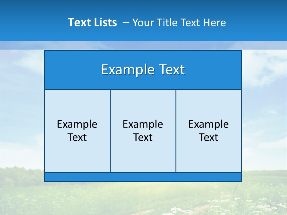 Beautiful Sunlight Farmland PowerPoint Template