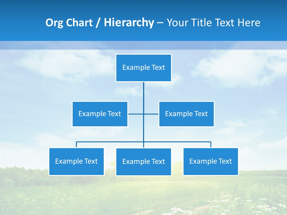 Beautiful Sunlight Farmland PowerPoint Template