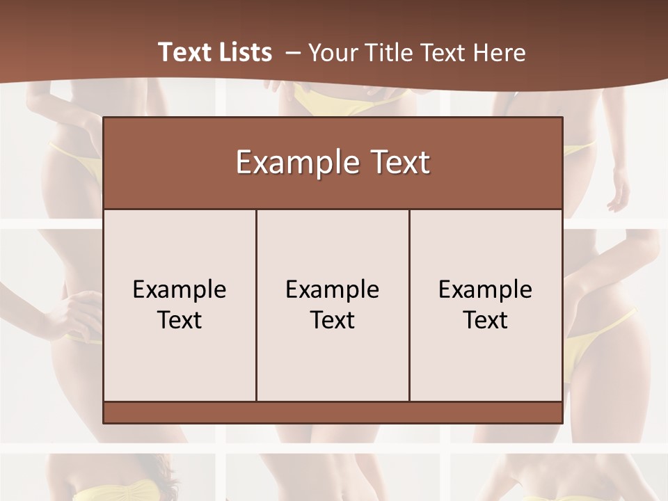 Sport Skin Part PowerPoint Template