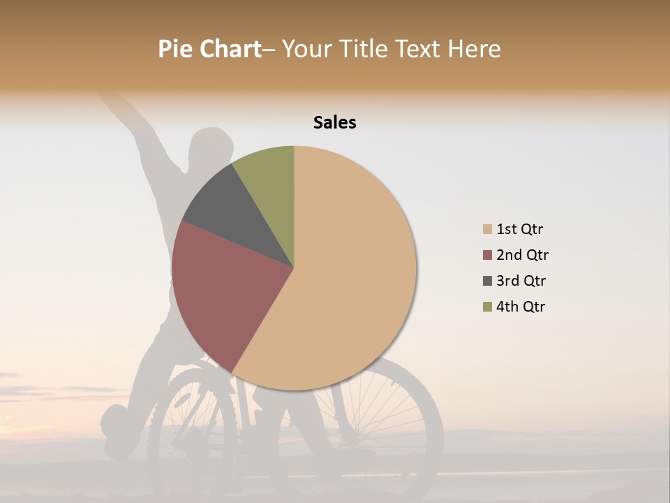 Cycli T Exerci E Hand Up PowerPoint Template