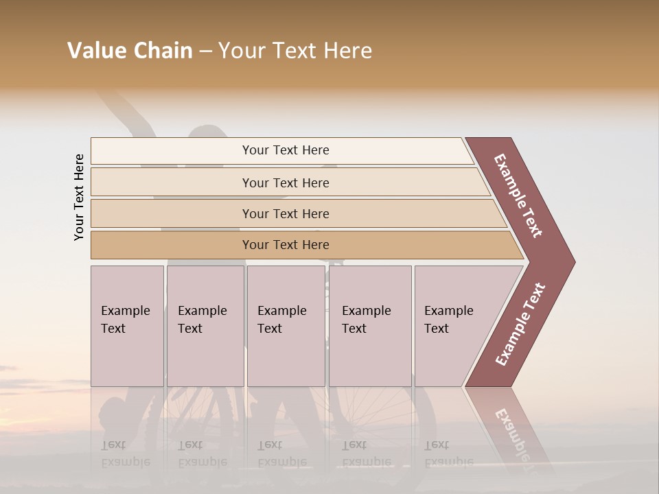 Cycli T Exerci E Hand Up PowerPoint Template
