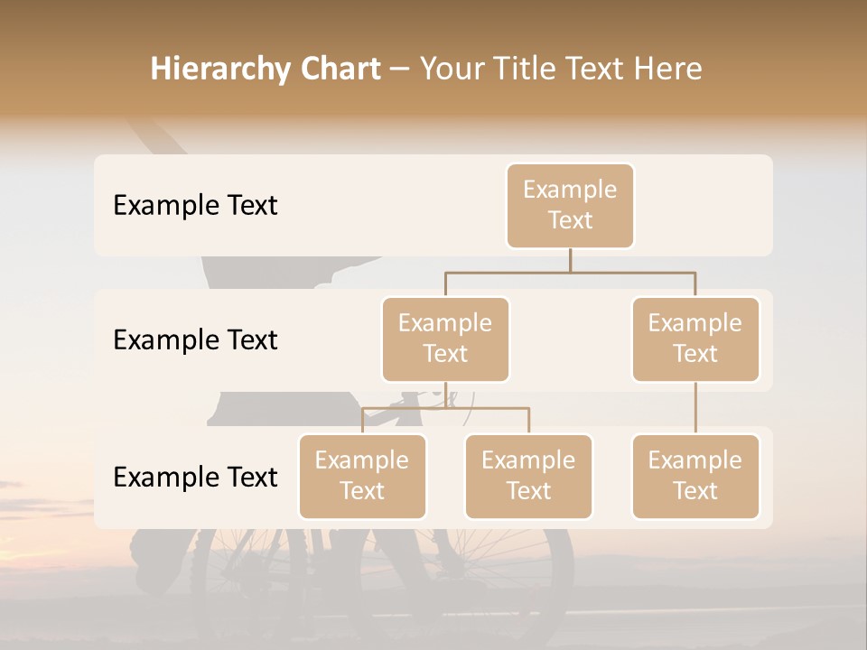 Cycli T Exerci E Hand Up PowerPoint Template