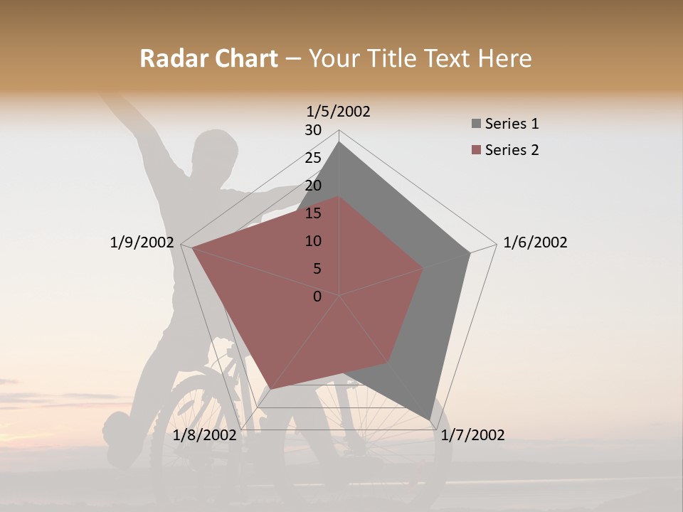 Cycli T Exerci E Hand Up PowerPoint Template