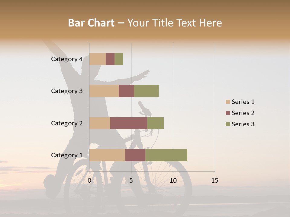 Cycli T Exerci E Hand Up PowerPoint Template