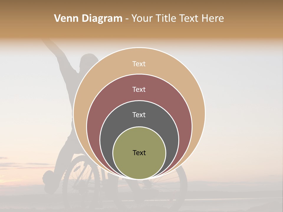 Cycli T Exerci E Hand Up PowerPoint Template