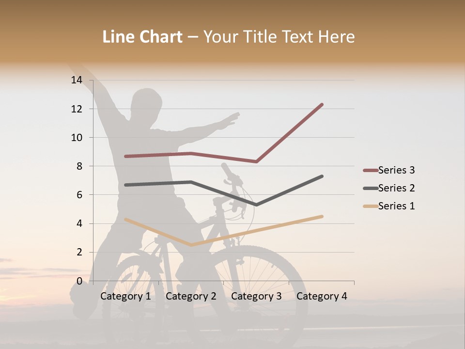 Cycli T Exerci E Hand Up PowerPoint Template