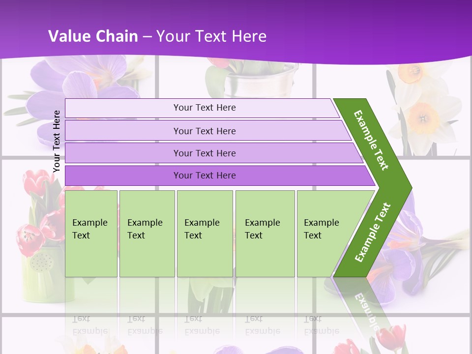 Collection White Purple PowerPoint Template