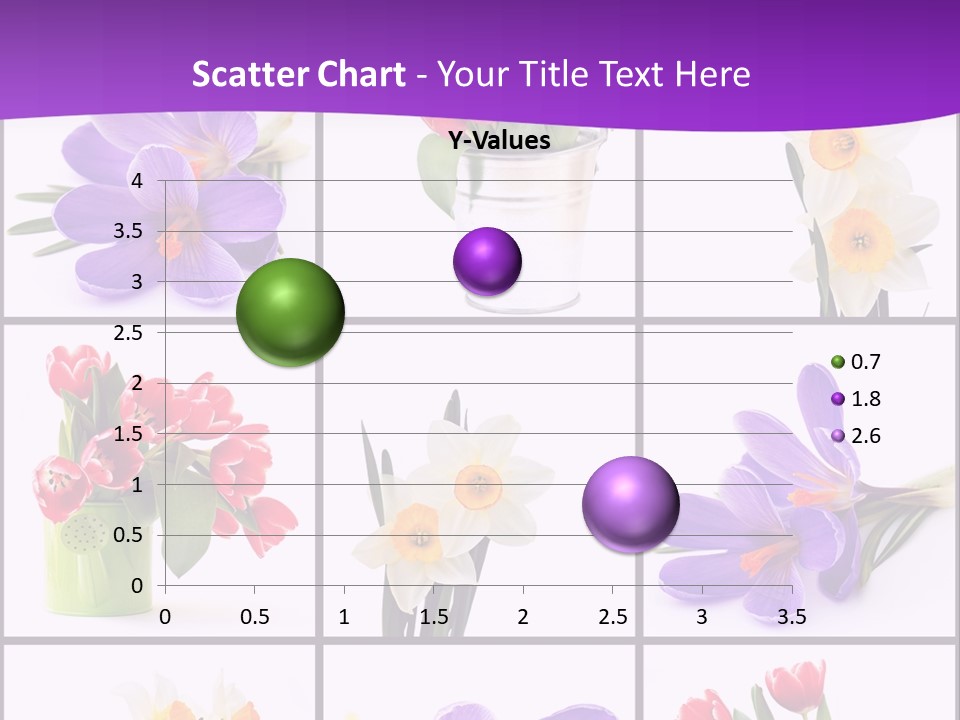 Collection White Purple PowerPoint Template