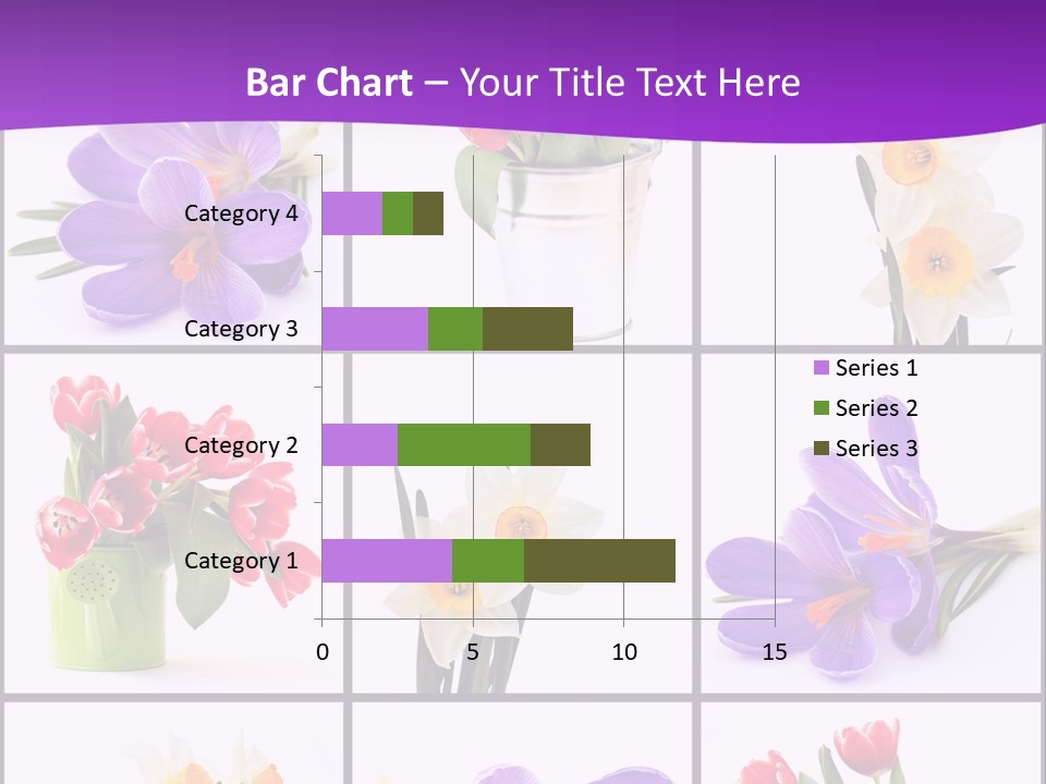 Collection White Purple PowerPoint Template