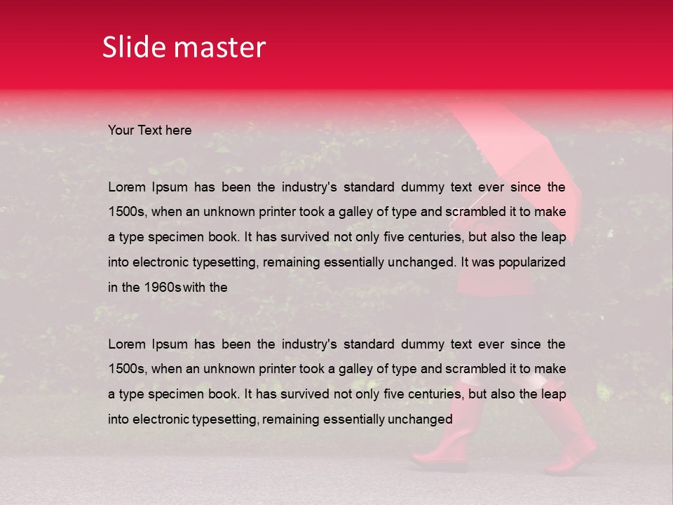 Copyspace Outdoors Seasonal PowerPoint Template