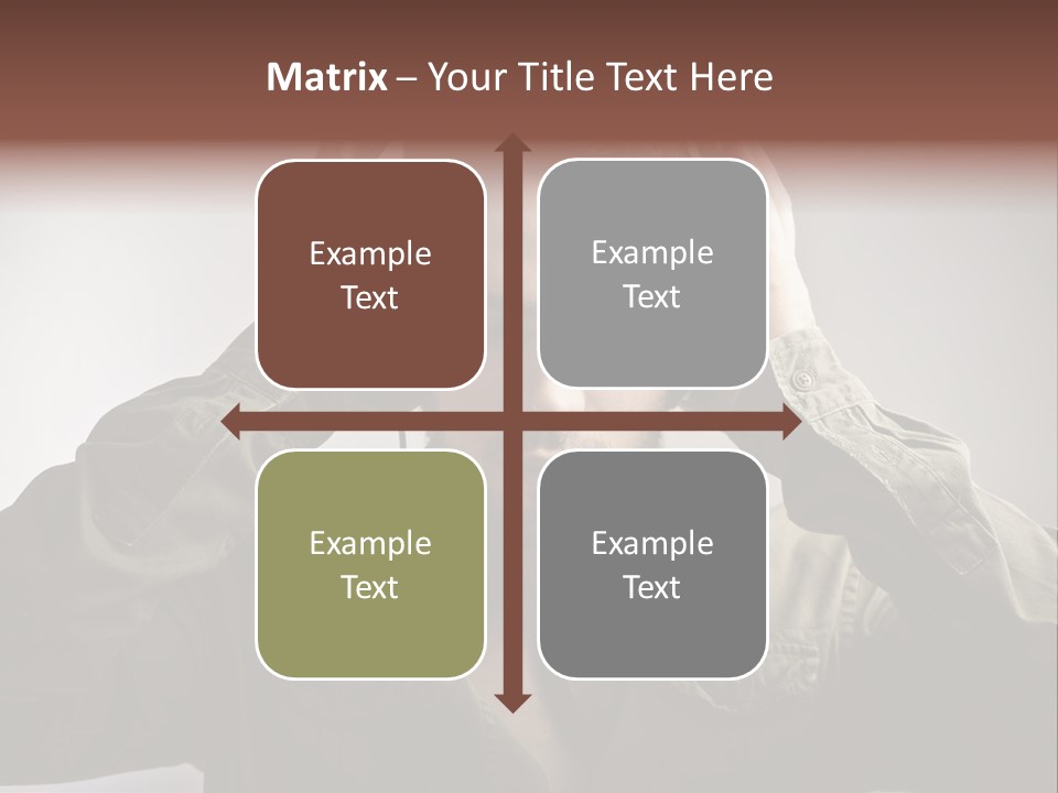 Portrait Music Headphones PowerPoint Template