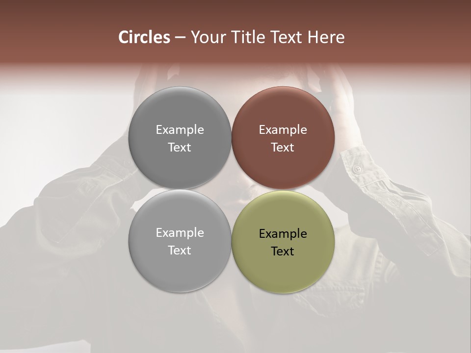 Portrait Music Headphones PowerPoint Template