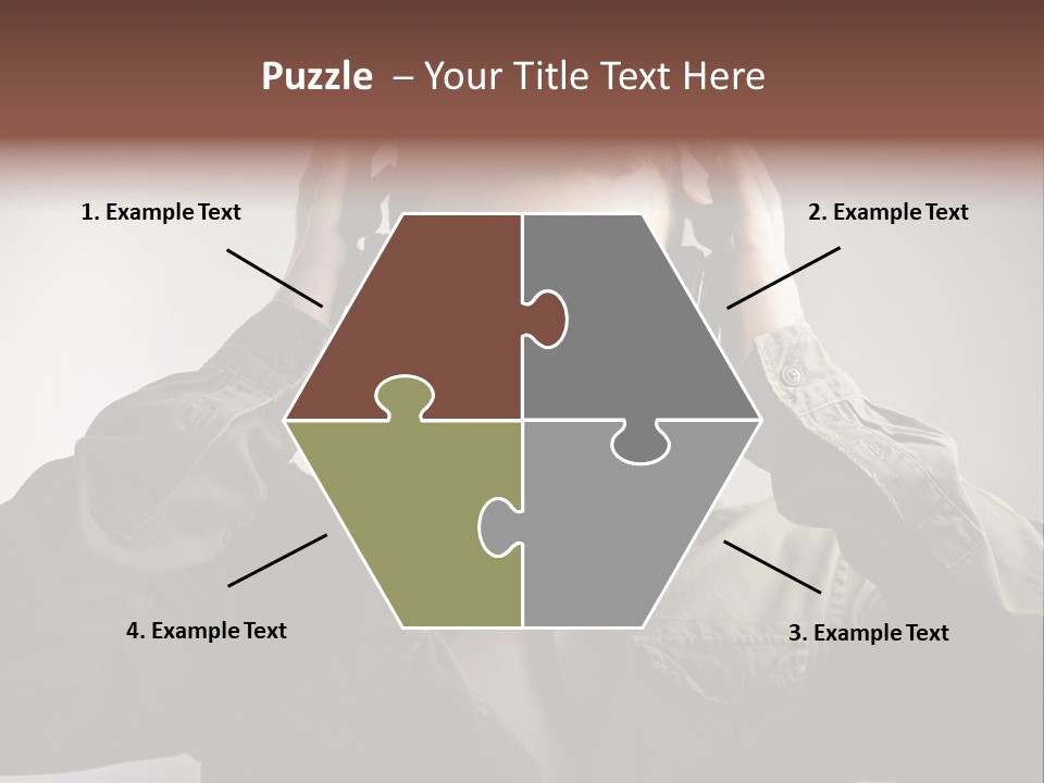 Portrait Music Headphones PowerPoint Template