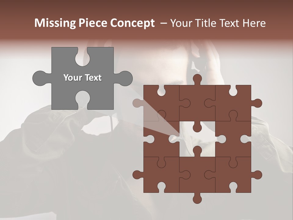 Portrait Music Headphones PowerPoint Template