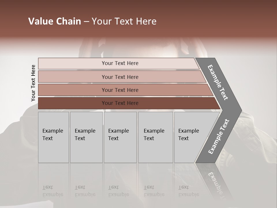 Portrait Music Headphones PowerPoint Template