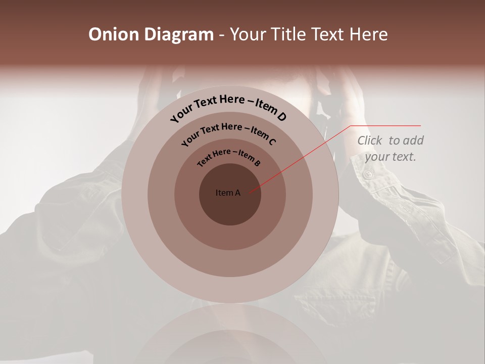 Portrait Music Headphones PowerPoint Template