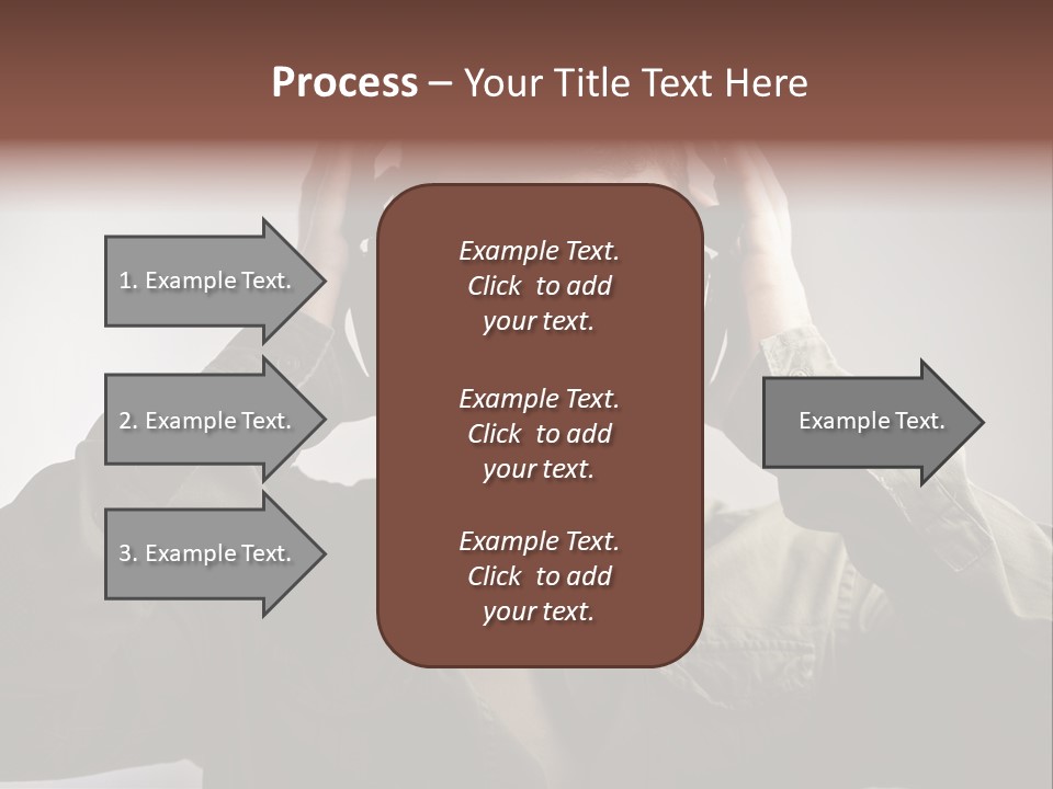Portrait Music Headphones PowerPoint Template
