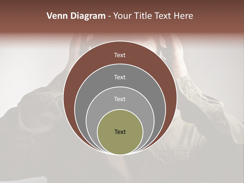 Portrait Music Headphones PowerPoint Template