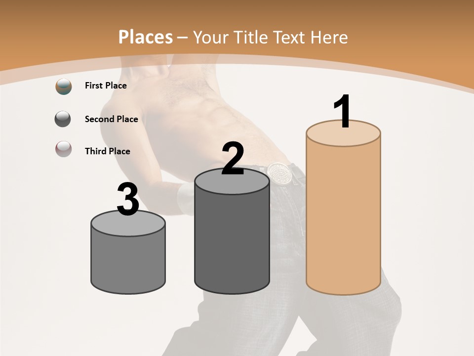 Modern Young Dancer PowerPoint Template