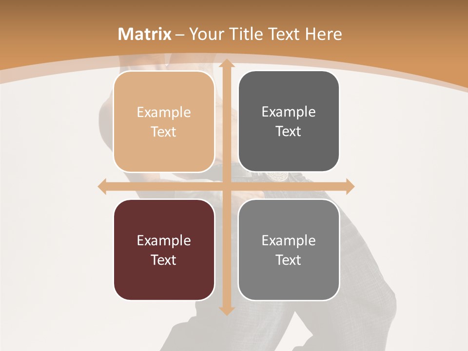 Modern Young Dancer PowerPoint Template