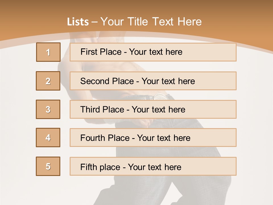 Modern Young Dancer PowerPoint Template