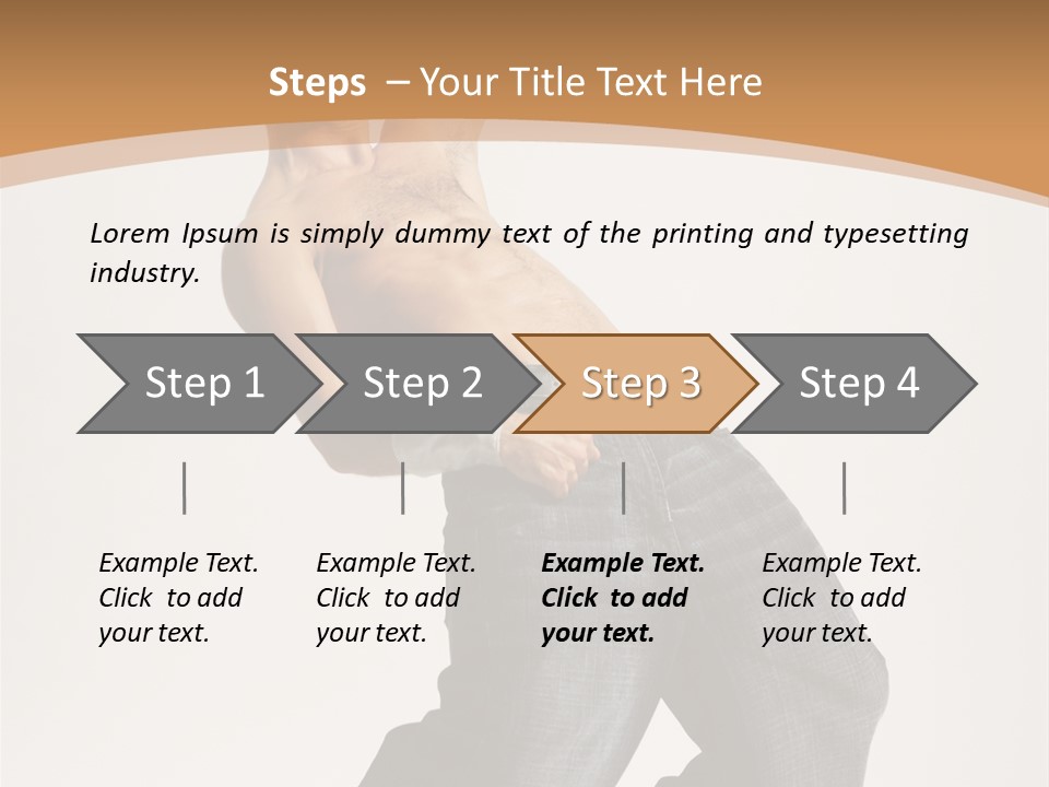 Modern Young Dancer PowerPoint Template