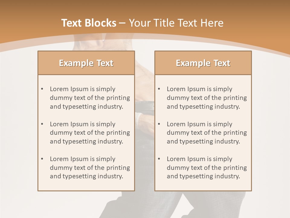 Modern Young Dancer PowerPoint Template