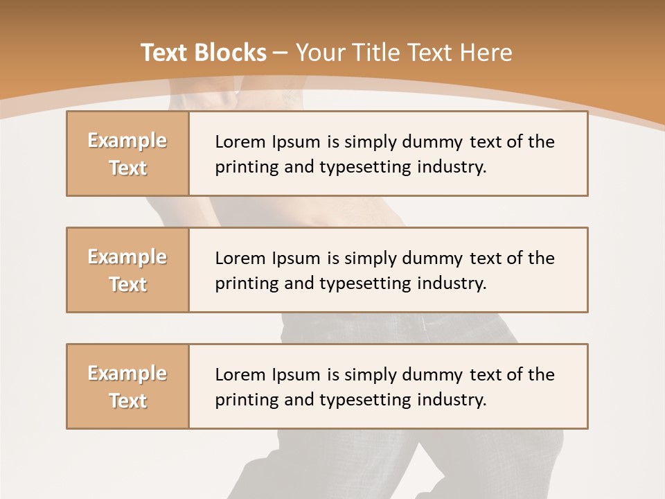 Modern Young Dancer PowerPoint Template