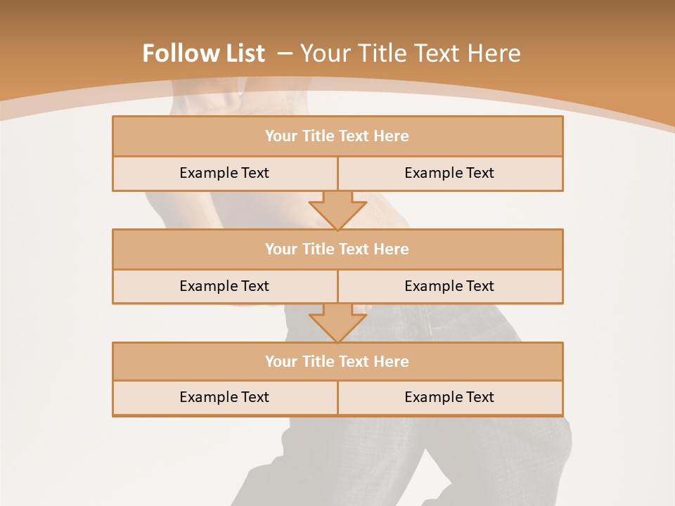 Modern Young Dancer PowerPoint Template