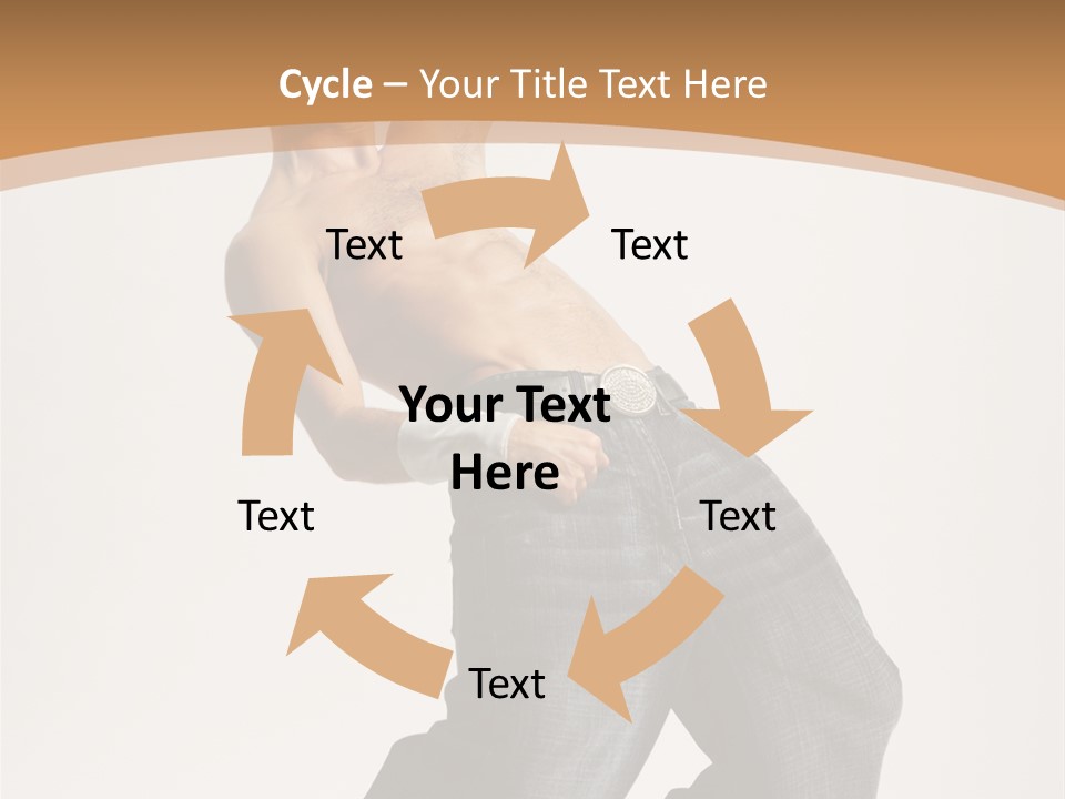 Modern Young Dancer PowerPoint Template