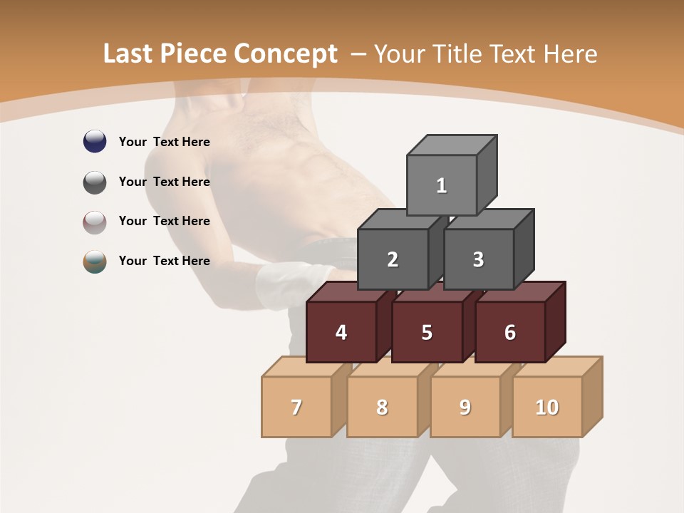 Modern Young Dancer PowerPoint Template