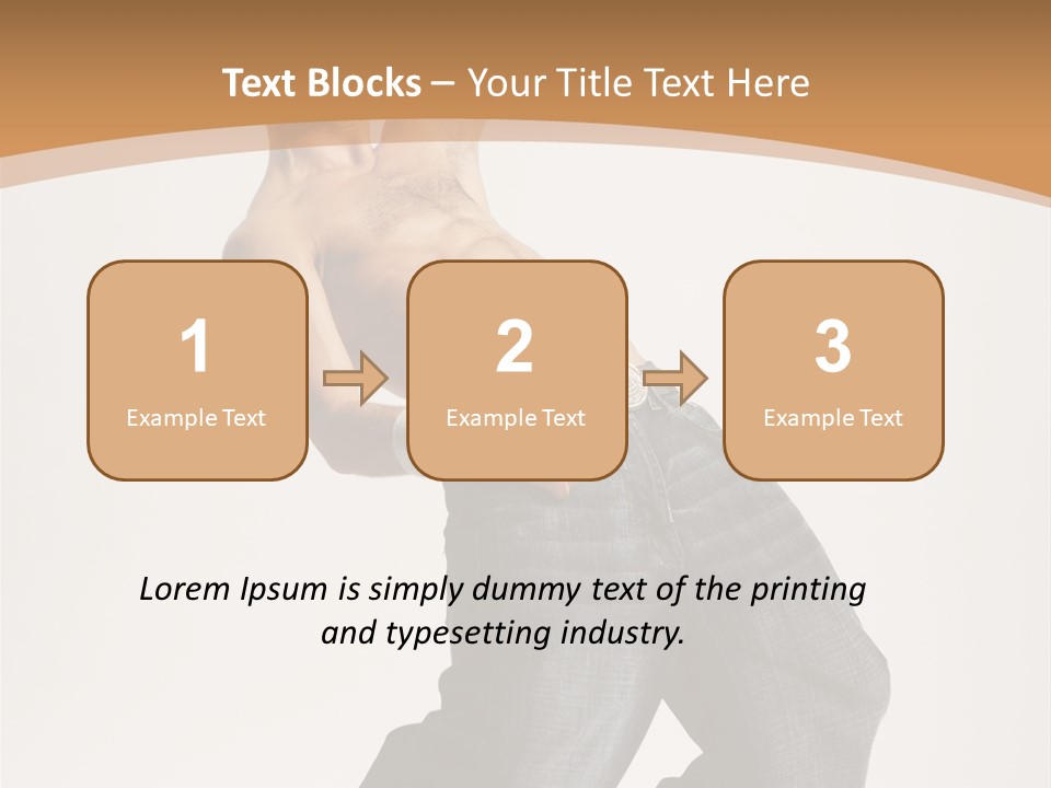 Modern Young Dancer PowerPoint Template