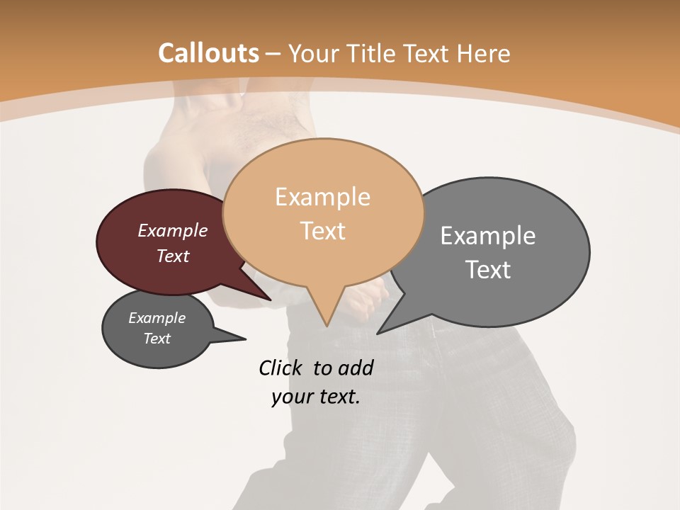 Modern Young Dancer PowerPoint Template