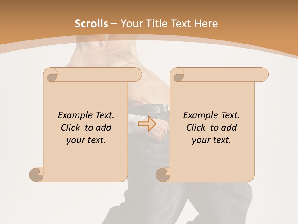 Modern Young Dancer PowerPoint Template