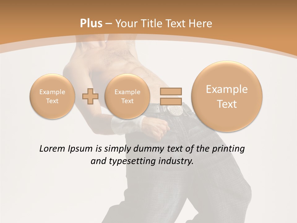 Modern Young Dancer PowerPoint Template