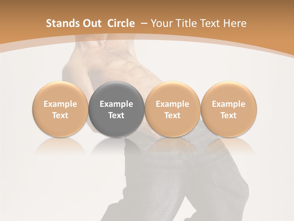 Modern Young Dancer PowerPoint Template