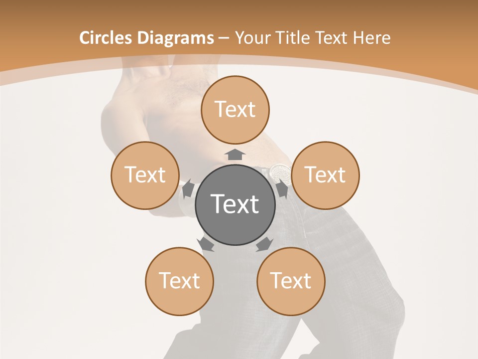 Modern Young Dancer PowerPoint Template